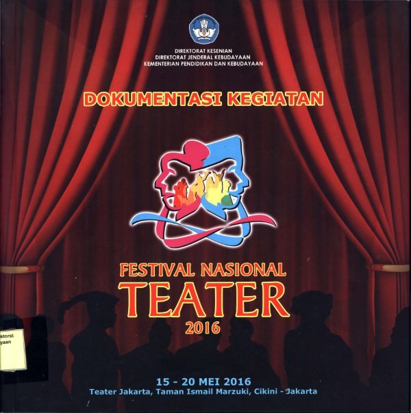 Sampul Dokumentasi festival nasional teater 2016