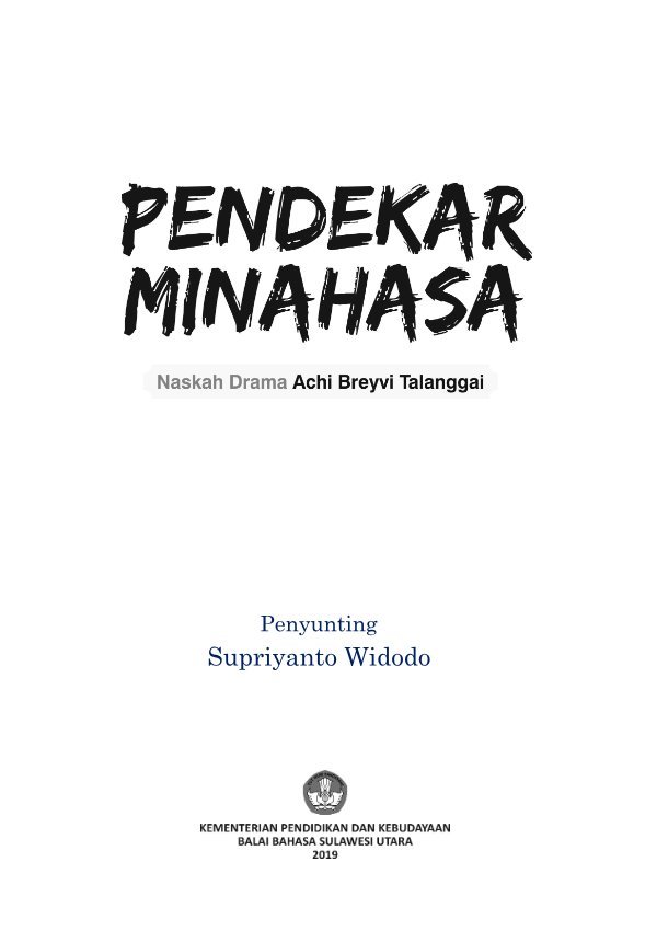 Sampul Pendekar Minahasa