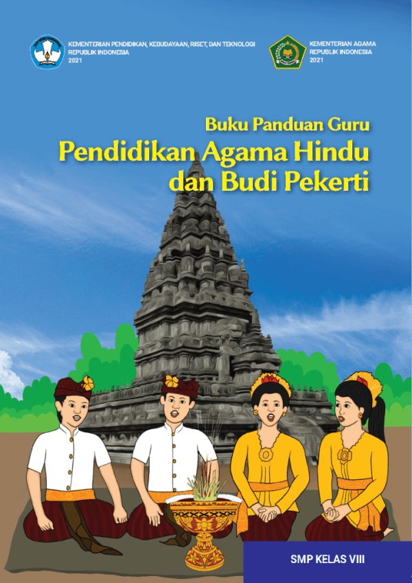Sampul Buku Panduan Guru Pendidikan Agama Hindu dan Budi Pekerti untuk SMP Kelas VIII