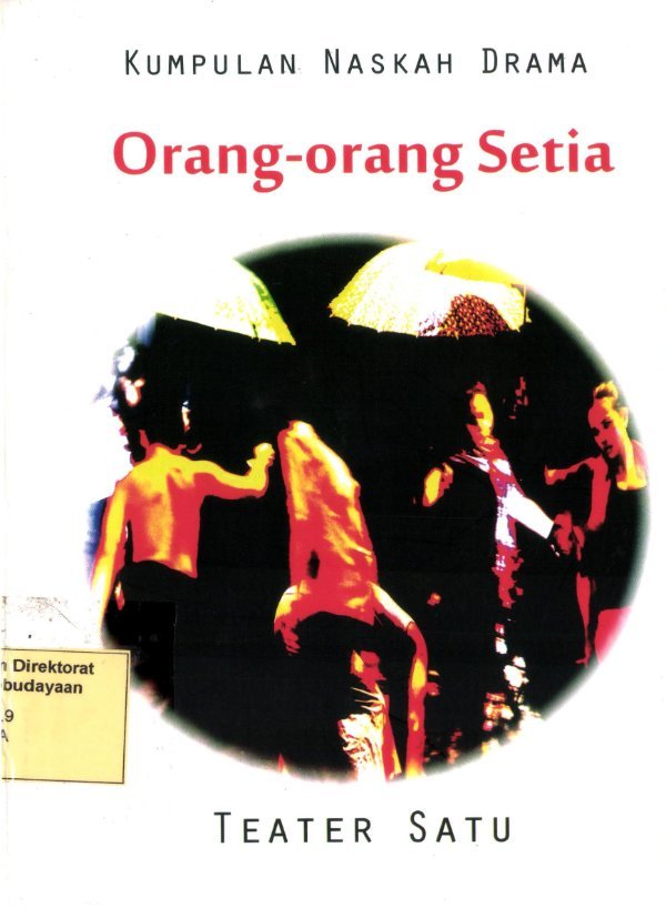 Sampul Kumpulan naskah drama