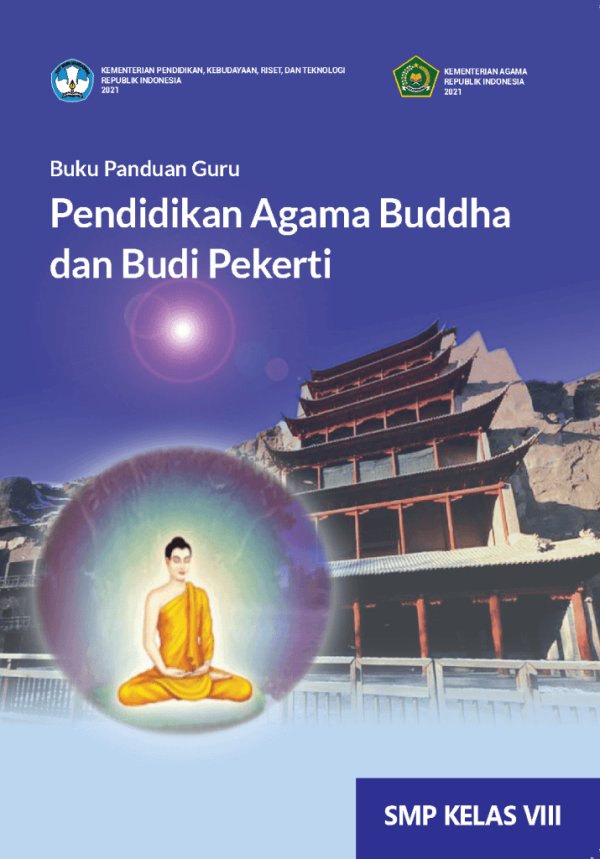 Sampul Buku Panduan Guru Pendidikan Agama Buddha dan Budi Pekerti untuk SMP Kelas VIII