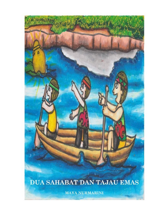 Sampul Dua sahabat dan tajau emas