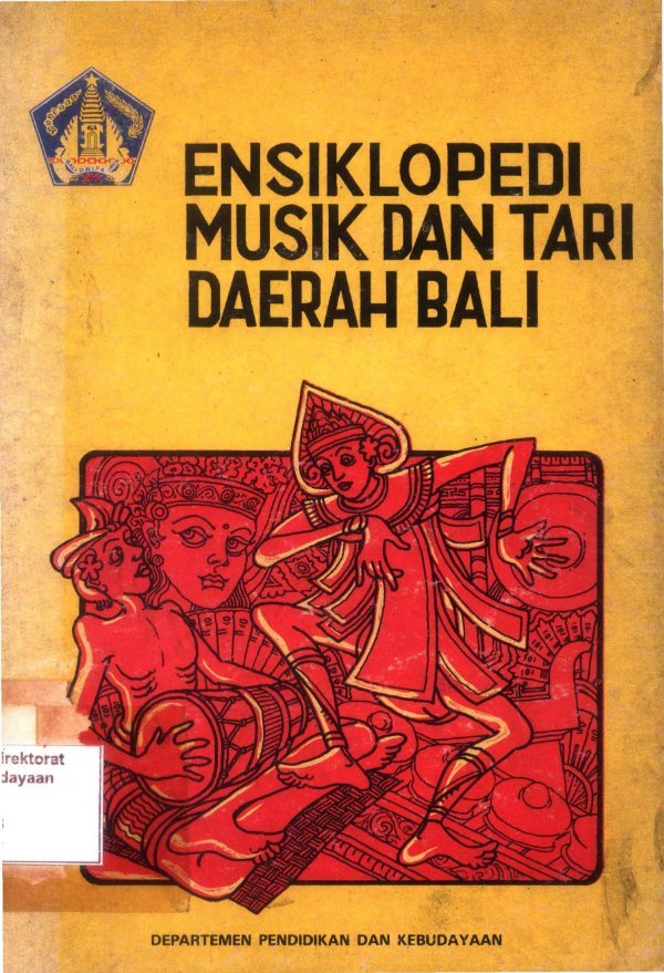 Sampul Ensiklopedi musik dan tari daerah Bali