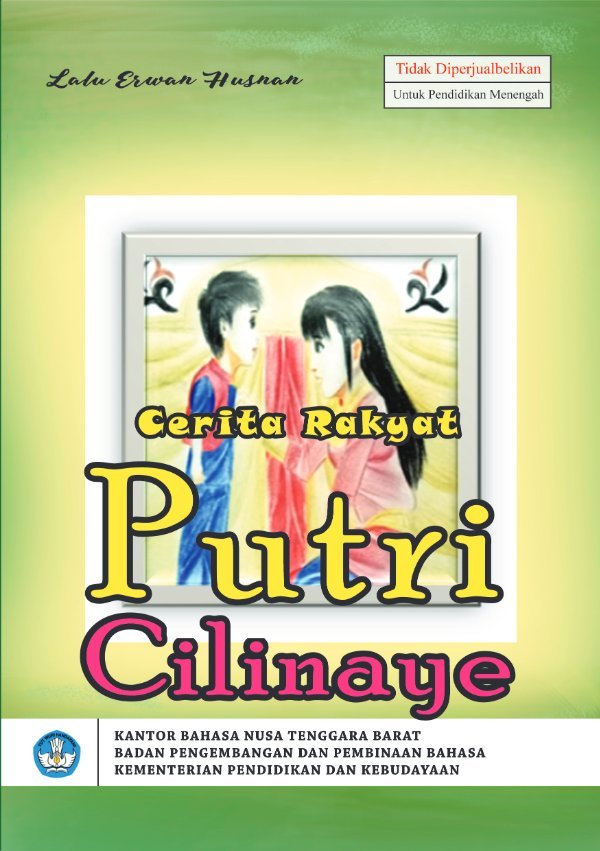 Sampul Cerita rakyat putri Cilinaye