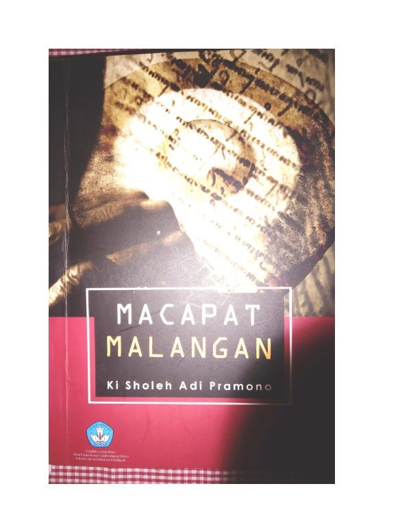 Sampul Macapat Malangan