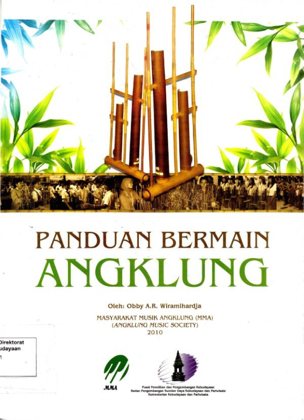 Sampul Panduan bermain angklung