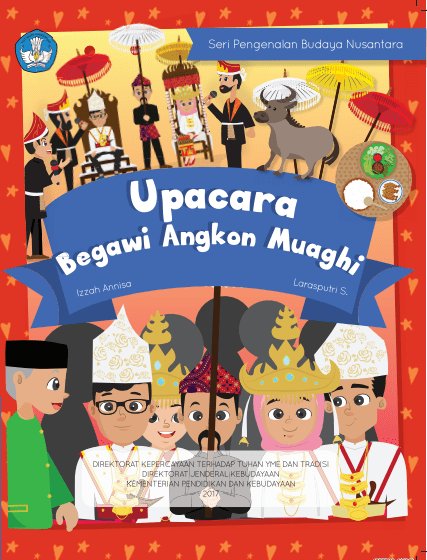 Sampul Upacara Begawi Angkon Muaghi