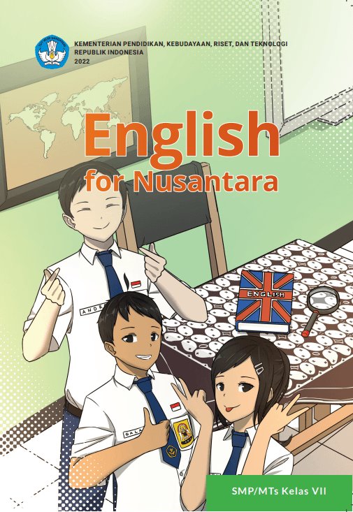 Sampul English for Nusantara untuk SMP/MTs Kelas VII