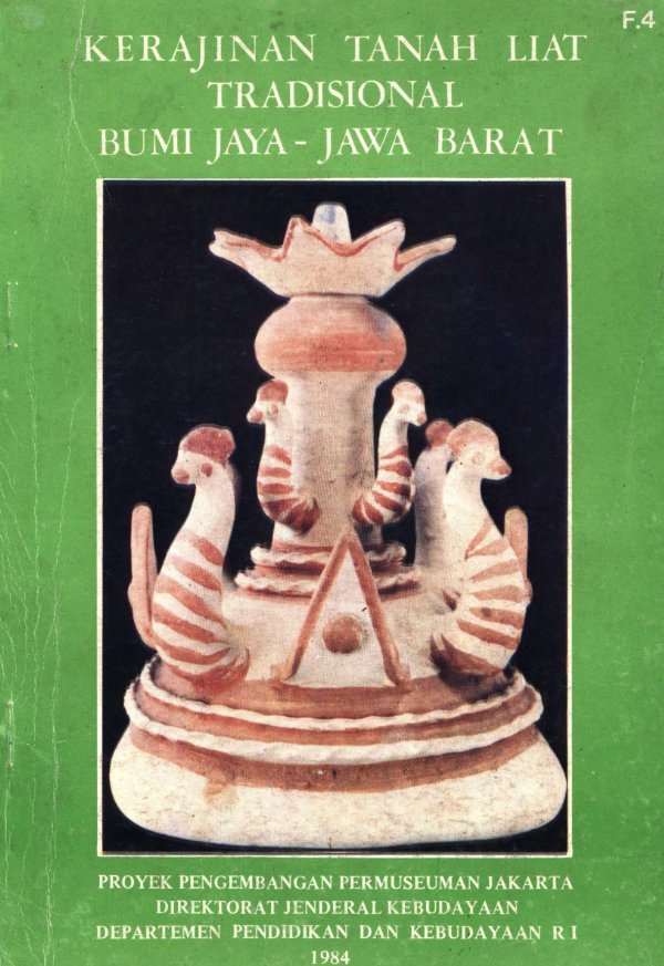 Sampul Kerajinan tanah liat tradisional Bumi Jaya - Jawa Barat