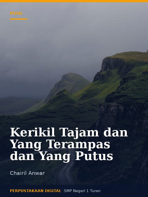 Sampul Kerikil Tajam dan Yang Terampas dan Yang Putus