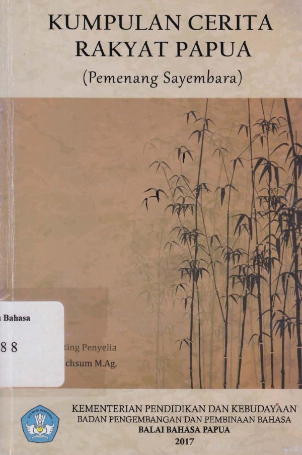 Sampul Kumpulan cerita rakyat Papua