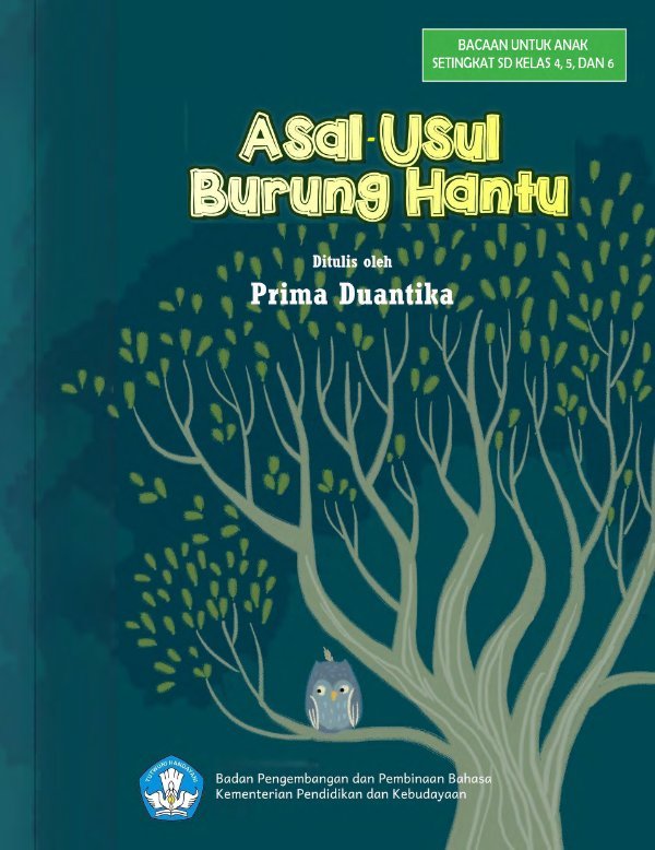 Sampul Asal-usul burung hantu
