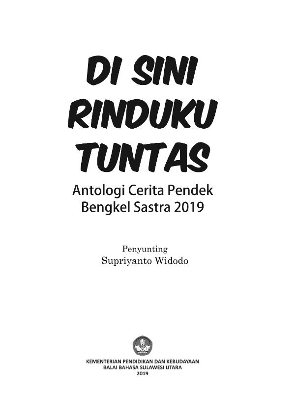 Sampul Di sini rinduku tuntas