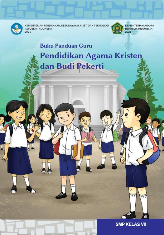 Sampul Buku Panduan Guru Pendidikan Agama Kristen dan Budi Pekerti untuk SMP Kelas VII