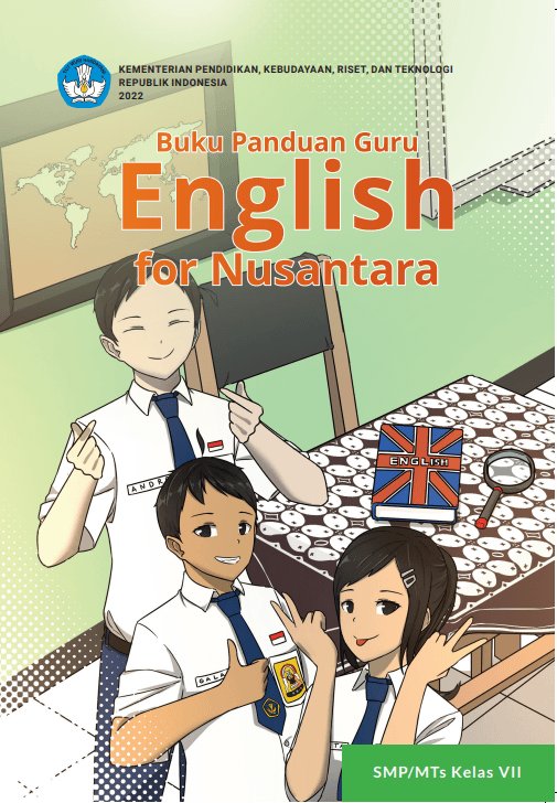 Sampul Buku Panduan Guru English for Nusantara untuk SMP/MTs Kelas VII
