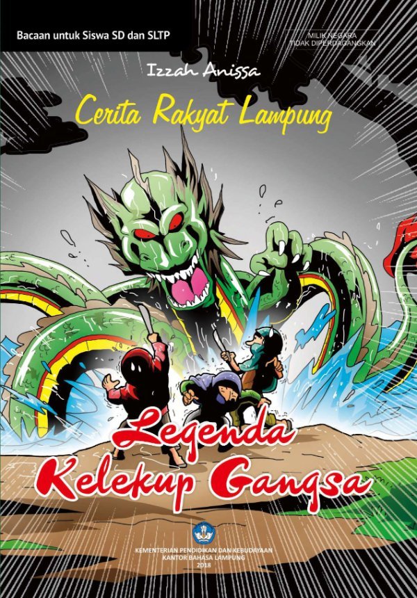 Sampul Legenda kelekup gangsa