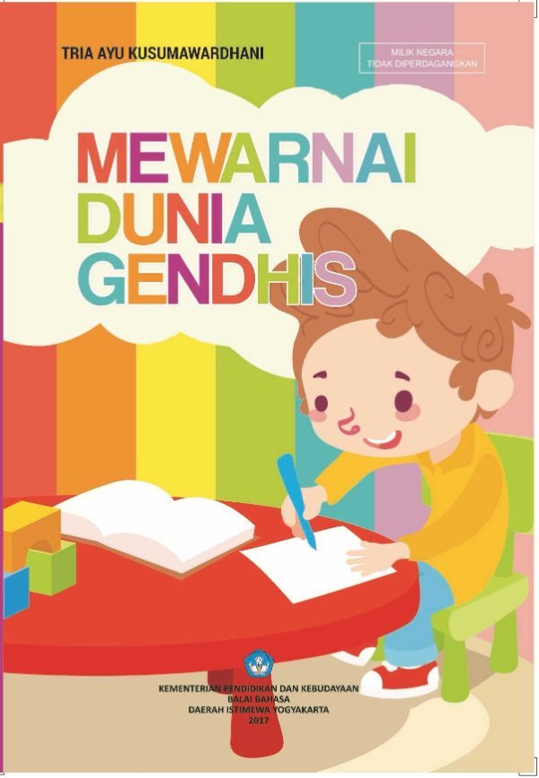 Sampul Mewarnai dunia Gendhis