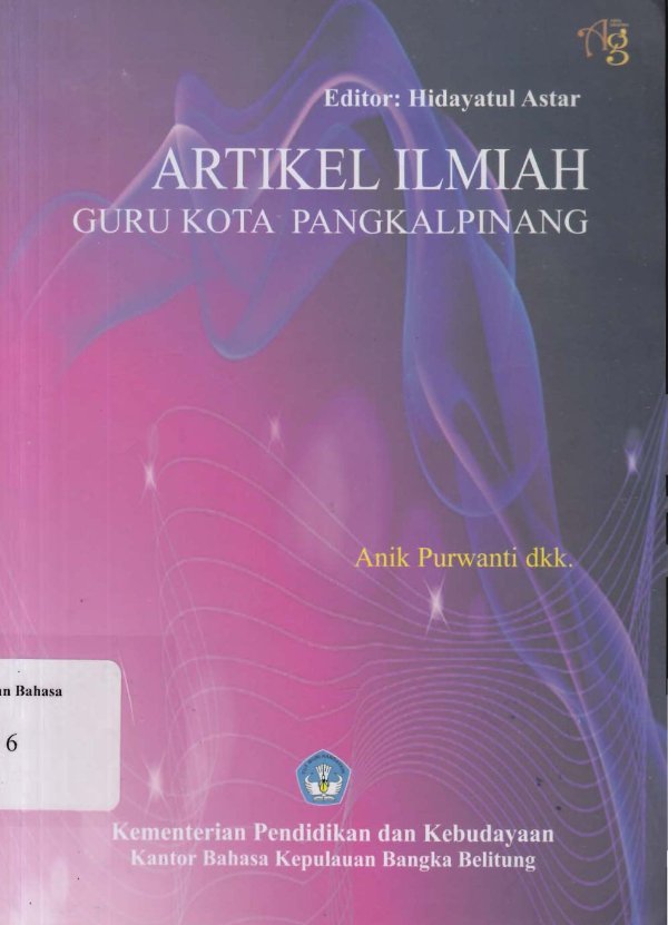 Sampul Artikel ilmiah