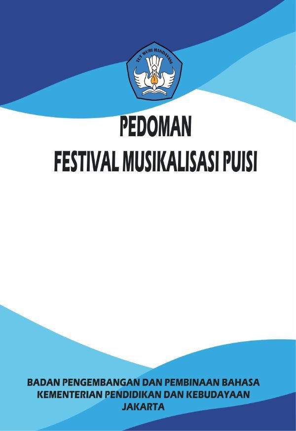 Sampul Pedoman festival musikalisasi puisi