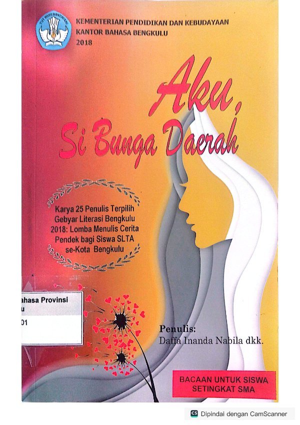 Sampul Aku, si bunga daerah