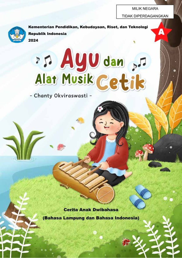 Sampul Ayu dan alat musik cetik