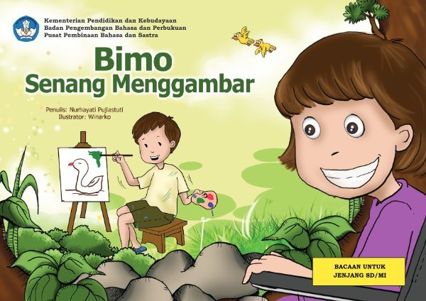 Sampul Bimo belajar menggambar