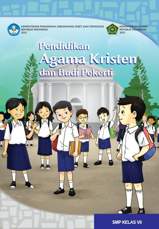 Sampul Pendidikan Agama Kristen dan Budi Pekerti untuk SMP Kelas VII