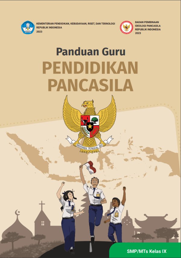 Sampul Panduan Guru Pendidikan Pancasila untuk SMP/MTs Kelas IX