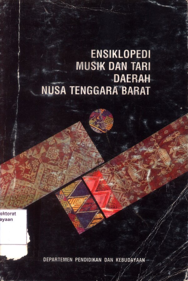 Sampul Ensiklopedi musik dan tari daerah Nusa Tenggara Barat