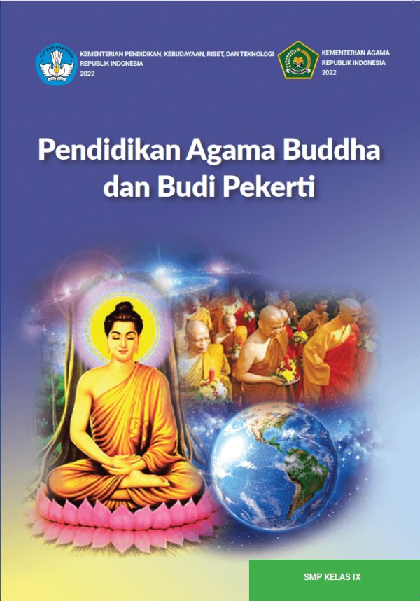 Sampul Pendidikan Agama Buddha dan Budi Pekerti untuk SMP Kelas IX