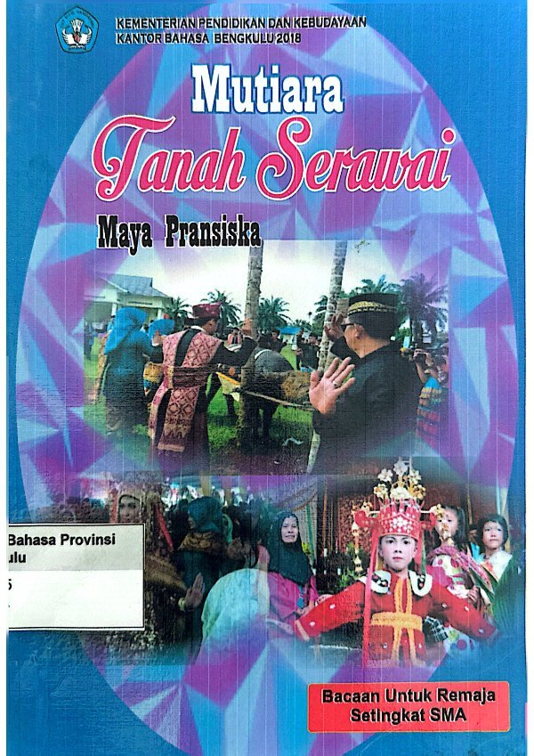 Sampul Mutiara tanah Serawai