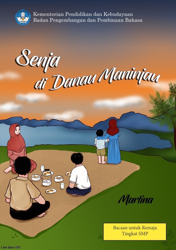 Sampul Senja di danau Maninjau