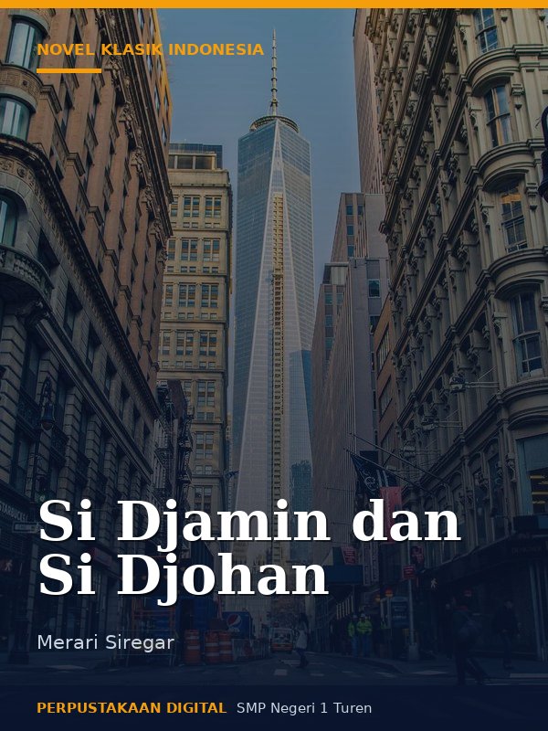 Sampul Si Djamin dan Si Djohan