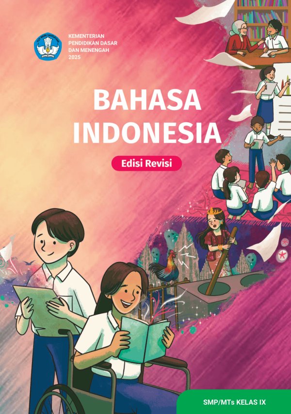 Sampul Bahasa Indonesia untuk SMP/MTs Kelas IX (Edisi Revisi)