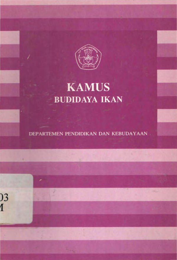 Sampul Kamus Budidaya Ikan