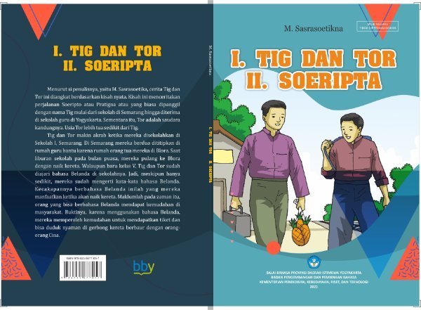 Sampul Tig dan tor; Soeripta