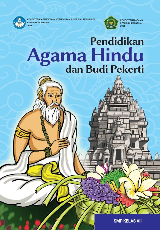 Sampul Pendidikan Agama Hindu dan Budi Pekerti untuk SMP Kelas VII