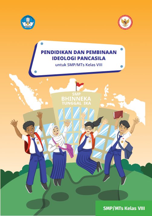 Sampul PENDIDIKAN DAN PEMBINAAN IDEOLOGI PANCASILA UNTUK SMP/MTs KELAS VIII