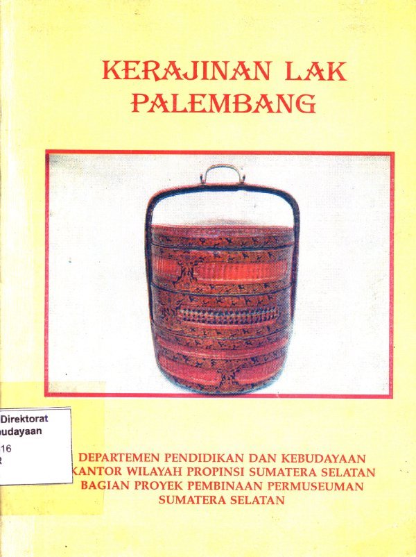 Sampul Kerajinan lak Palembang